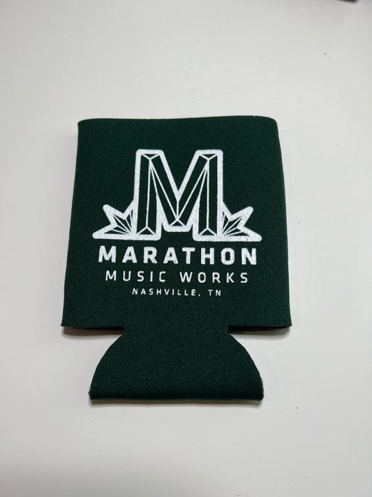 Green Marathon Logo Koozie