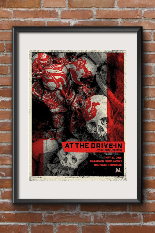 At The Drive-In Screen Print